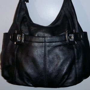 TIGNANELLO NWOT leather silver/grey shoulder bag.